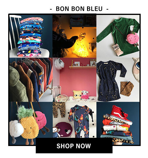 Bon Bon Bleu is een webshop met kleding en lifestyle producten voor baby's en kids met een uniek aanbod van prachtige merken.